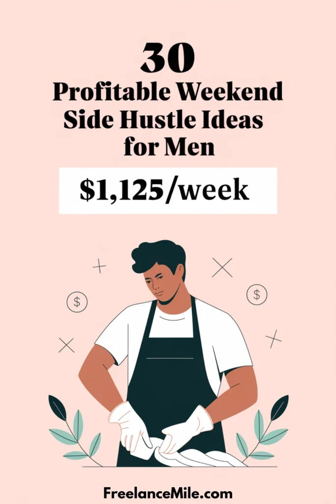 30 Profitable Weekend Side Hustles and Ideas for Men