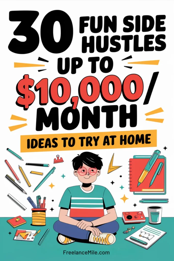 30 Fun Side Hustles for Teens: Ideas to Try at Home 30 Fun Side Hustles for Teens: Ideas to Try at Home