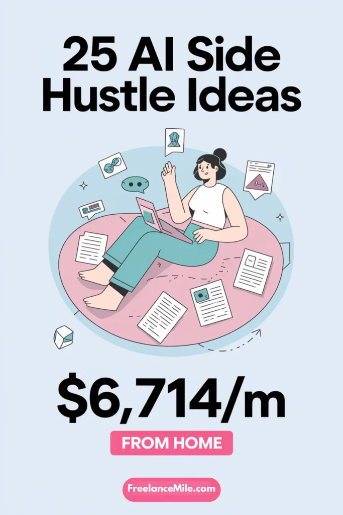 25 AI Side Hustle Ideas at Home You Can Start in 2025 25 AI Side Hustle Ideas at Home You Can Start in 2025
