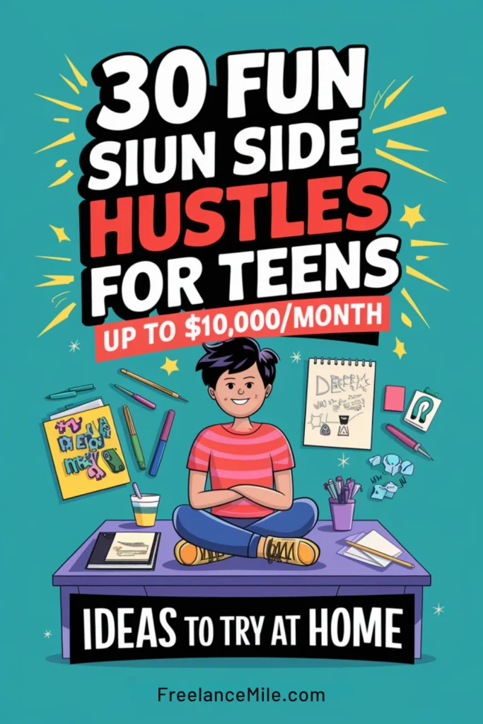 30 Fun Side Hustles for Teens: Ideas to Try at Home 30 Fun Side Hustles for Teens: Ideas to Try at Home