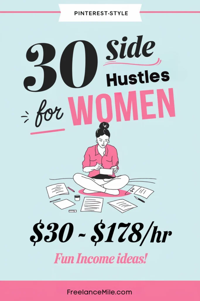 30 Top Side Hustles for Women 30 Top Side Hustles for Women