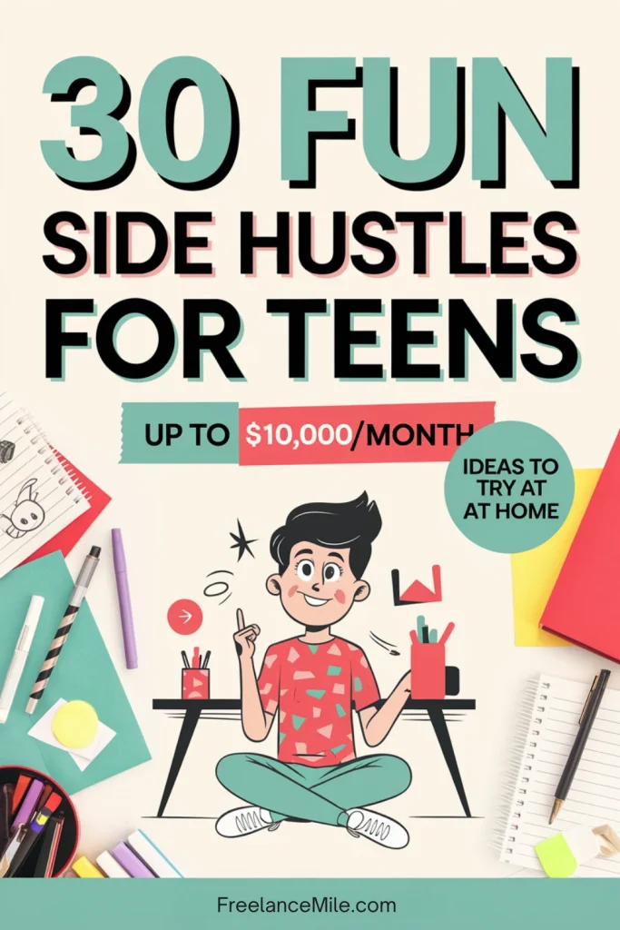 30 Fun Side Hustles for Teens: Ideas to Try at Home 30 Fun Side Hustles for Teens: Ideas to Try at Home