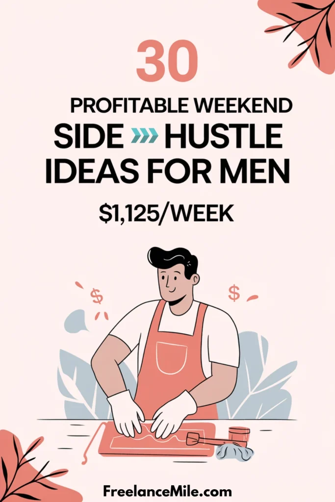 30 Profitable Weekend Side Hustles and Ideas for Men