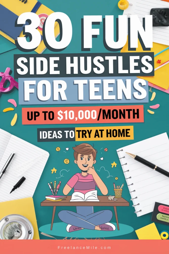 30 Fun Side Hustles for Teens: Ideas to Try at Home 30 Fun Side Hustles for Teens: Ideas to Try at Home