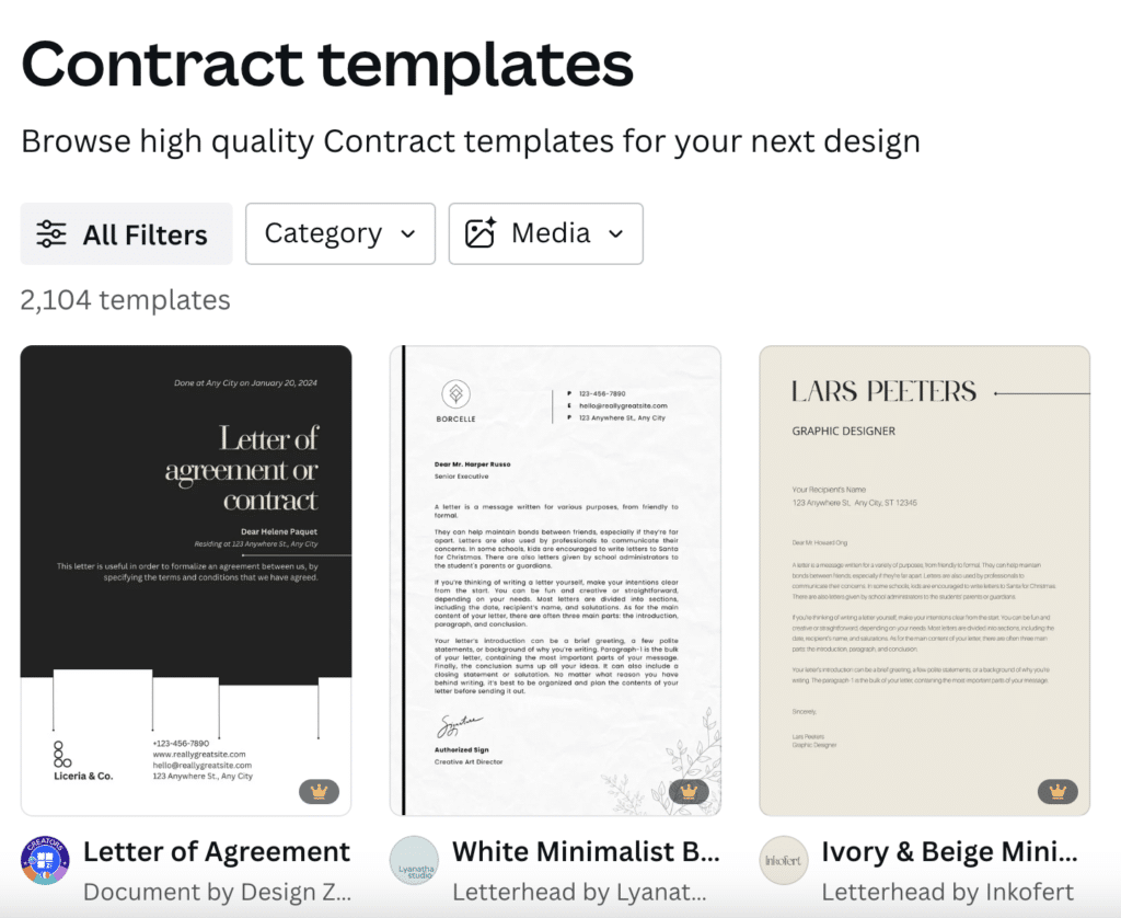 Canva-Contract-templates Canva Contract templates