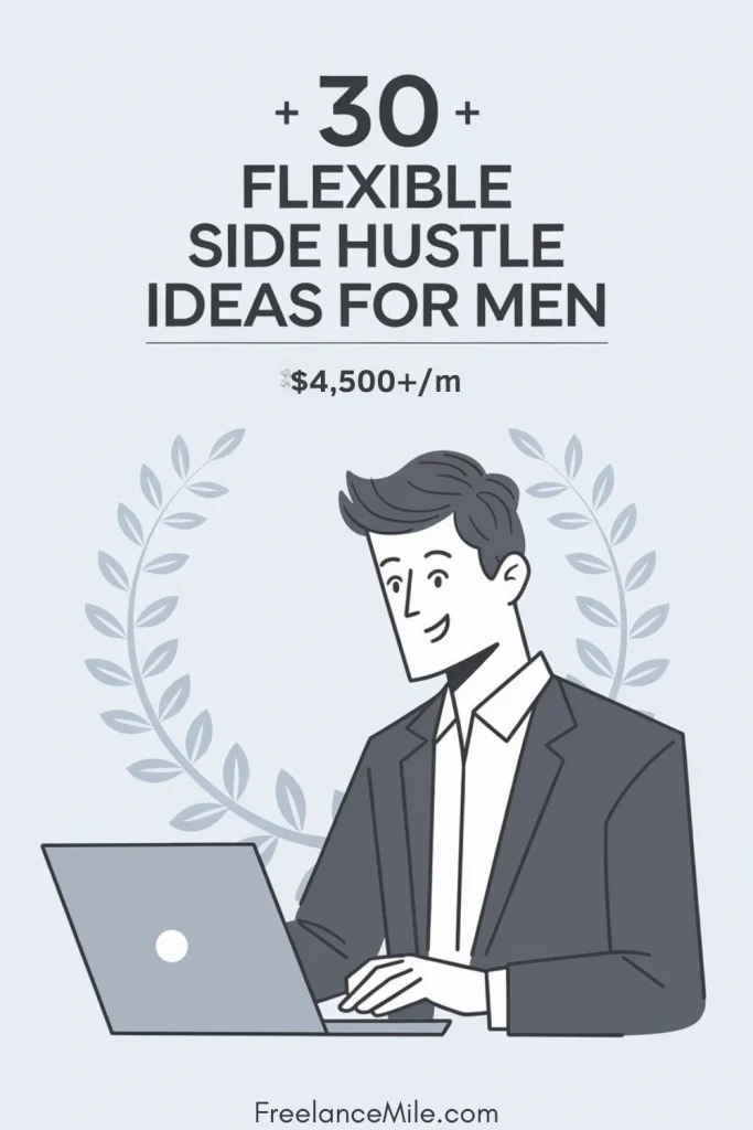 30 Side Hustles for Men: Best Ideas for 2025 30 Side Hustles for Men: Best Ideas for 2025