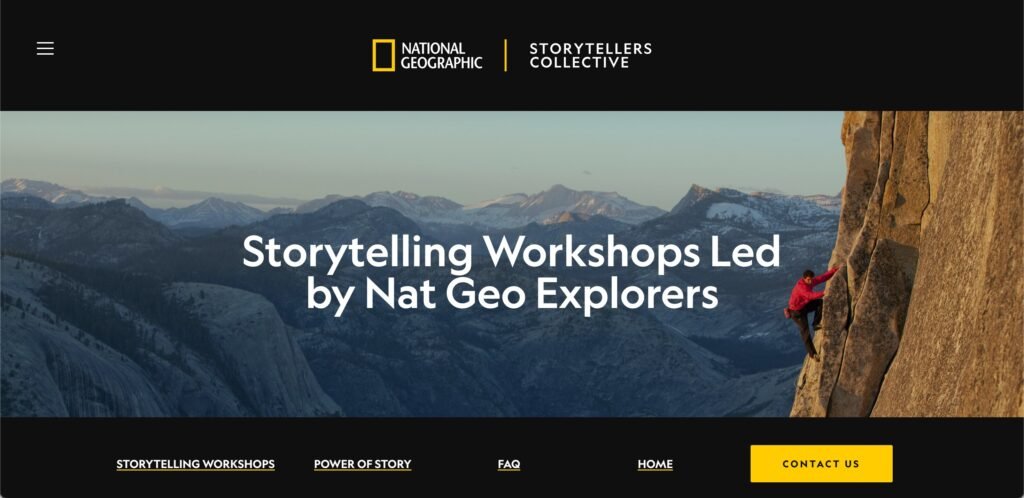 Screenshot storytelling workshop