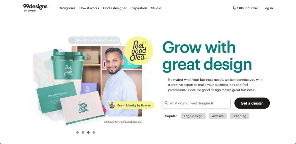 Screenshot 99designs