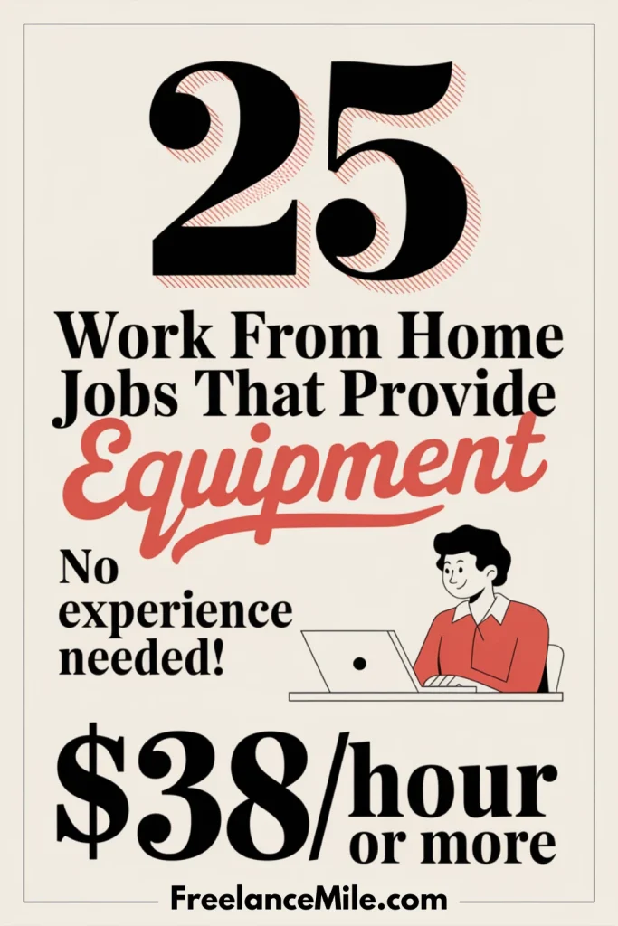 25 Work From Home Jobs That Provide Equipment, No Experience Needed! 25 Work From Home Jobs That Provide Equipment, No Experience Needed!