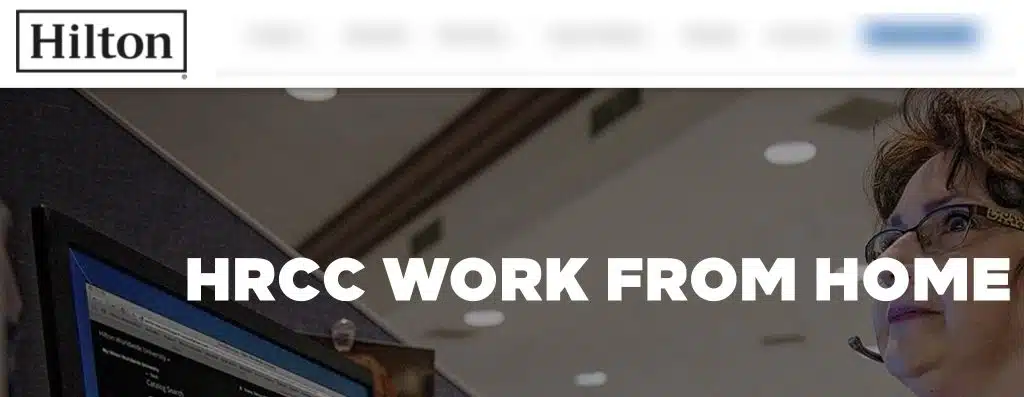Hilton's Work-From-Home Opportunities