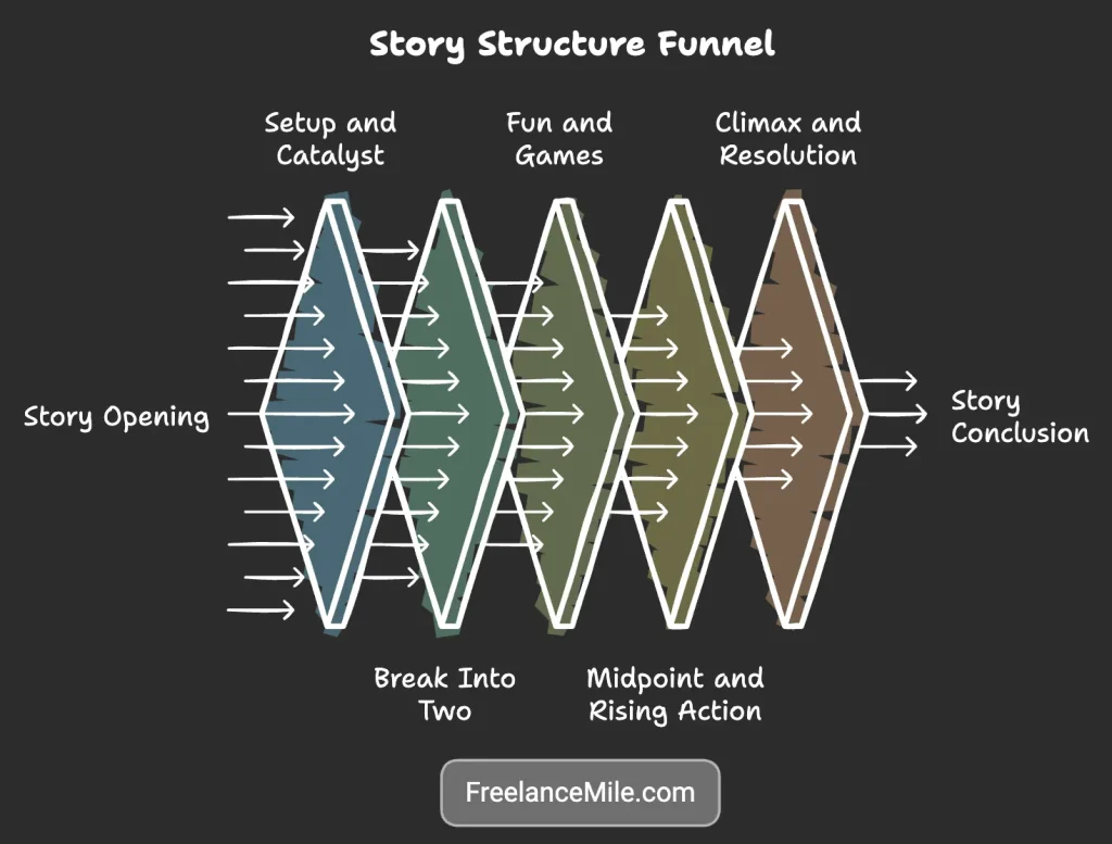 Story Structure Funnel Story Structure Funnel