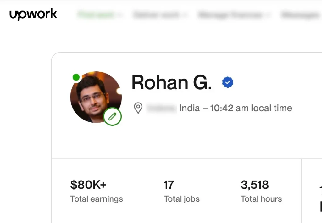 Upwork earnings Upwork earnings