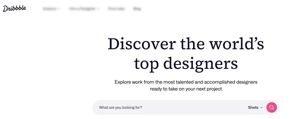 Dribbble Dribbble