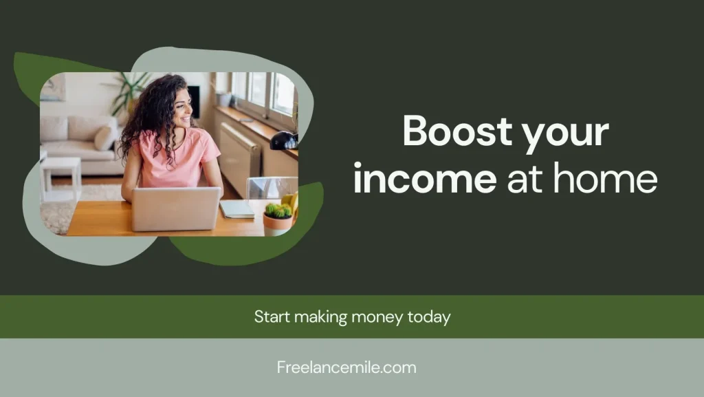 side hustle ideas at home