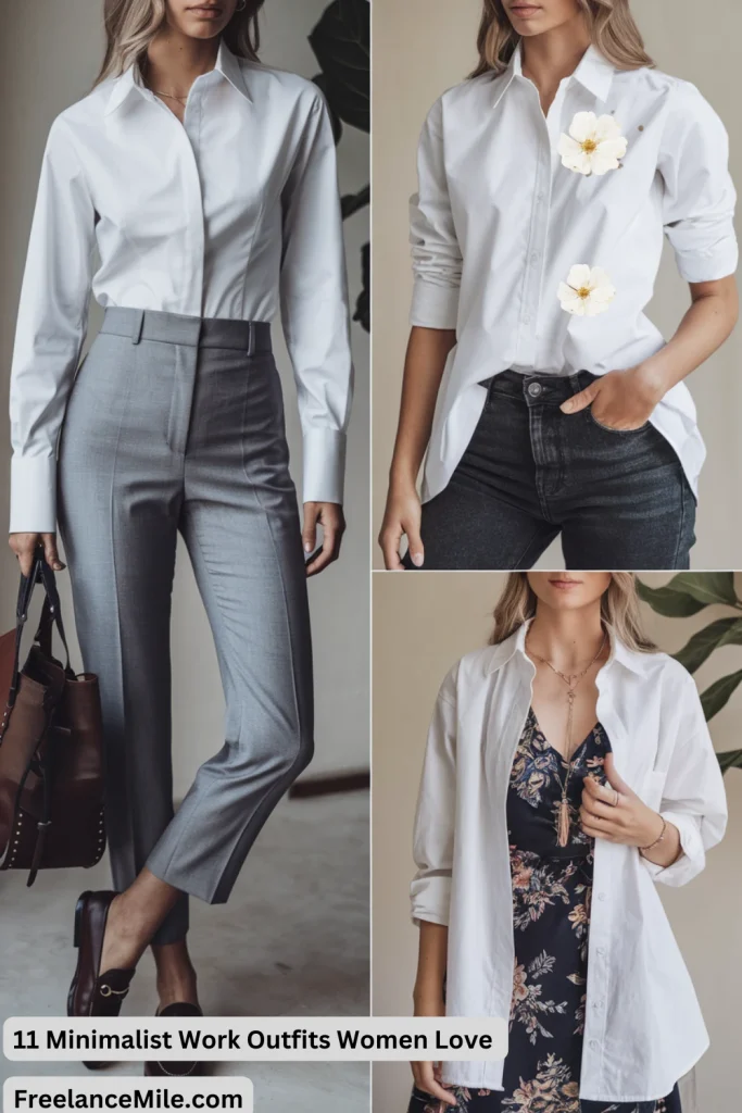 11 Minimalist Work Outfits Women Love 11 Minimalist Work Outfits Women Love
