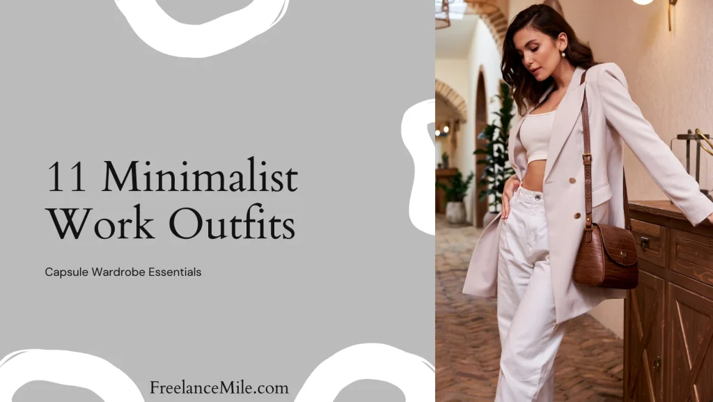 11 Minimalist Work Outfits Women Love Capsule Wardrobe Essentials 11 Minimalist Work Outfits Women Love Capsule Wardrobe Essentials