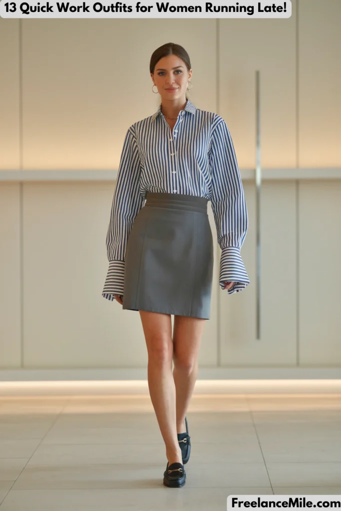 13 Quick Work Outfits Women Rely On When Running Late 13 Quick Work Outfits Women Rely On When Running Late