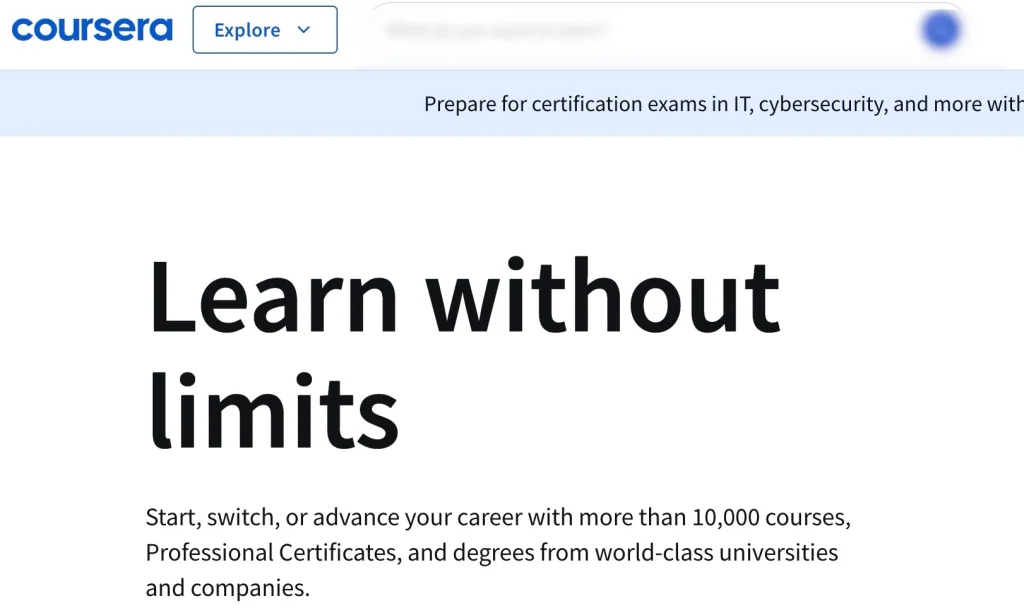 Coursera Coursera