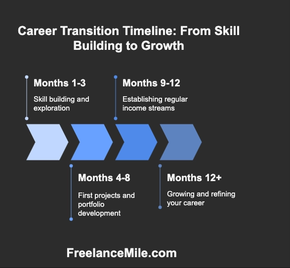 Career Transition Timeline- From Skill Building to Growth Career Transition Timeline- From Skill Building to Growth