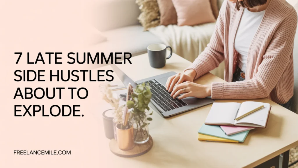 7 Late Summer Side Hustles How to Make Money from Home - Featured Image
