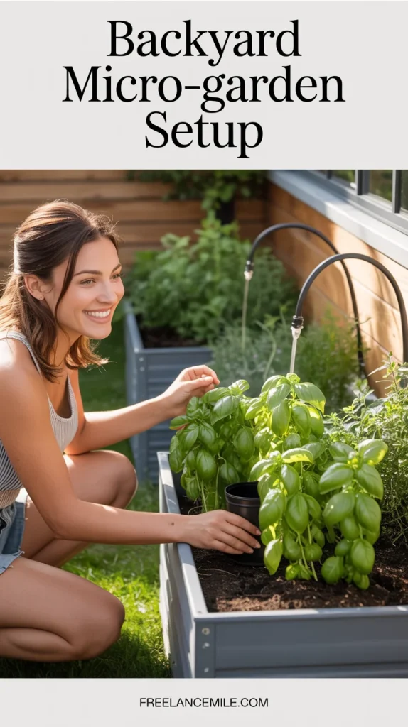 Backyard Micro-Garden Setup Backyard Micro-Garden Setup