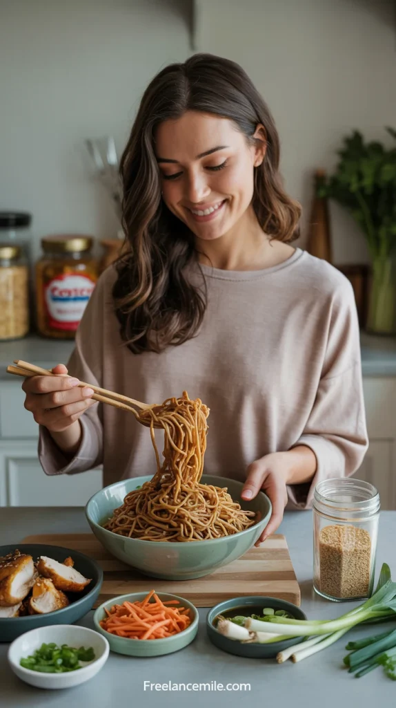 Cold Sesame Noodle Bowl Cold Sesame Noodle Bowl