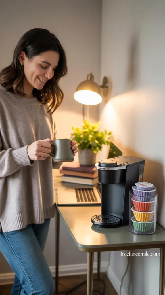 Micro-Coffee Station Two Steps Away Micro-Coffee Station Two Steps Away