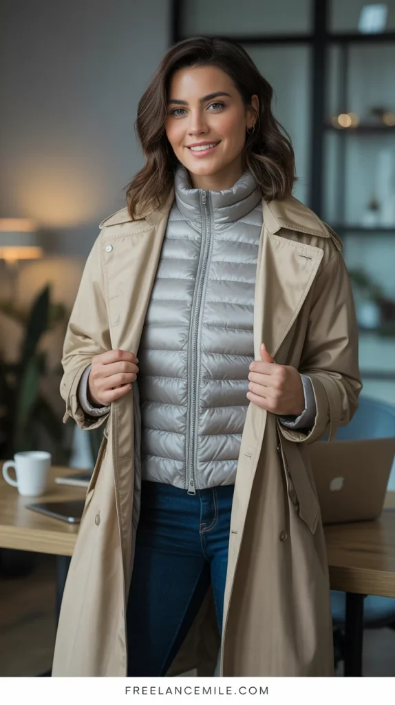 Puffer-Vest Layering Hack Puffer-Vest Layering Hack