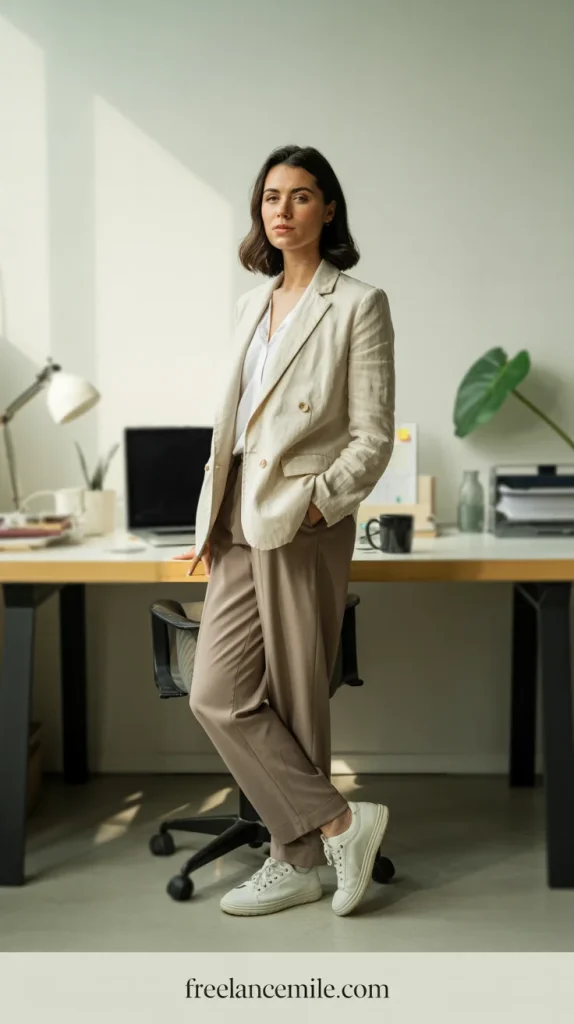 Smart Casual Work Outfit - Top Image Smart Casual Work Outfit - Top Image