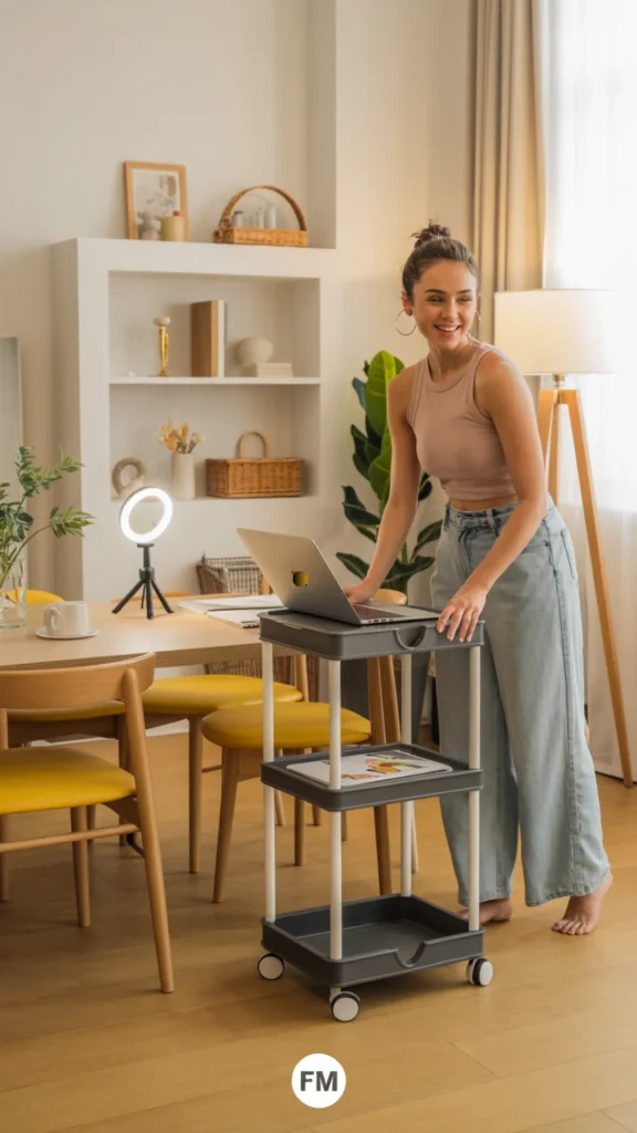 Dining Nook by Day, Office by Morning