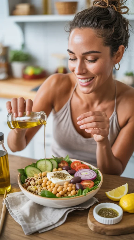 Mediterranean chickpea power bowls Mediterranean chickpea power bowls