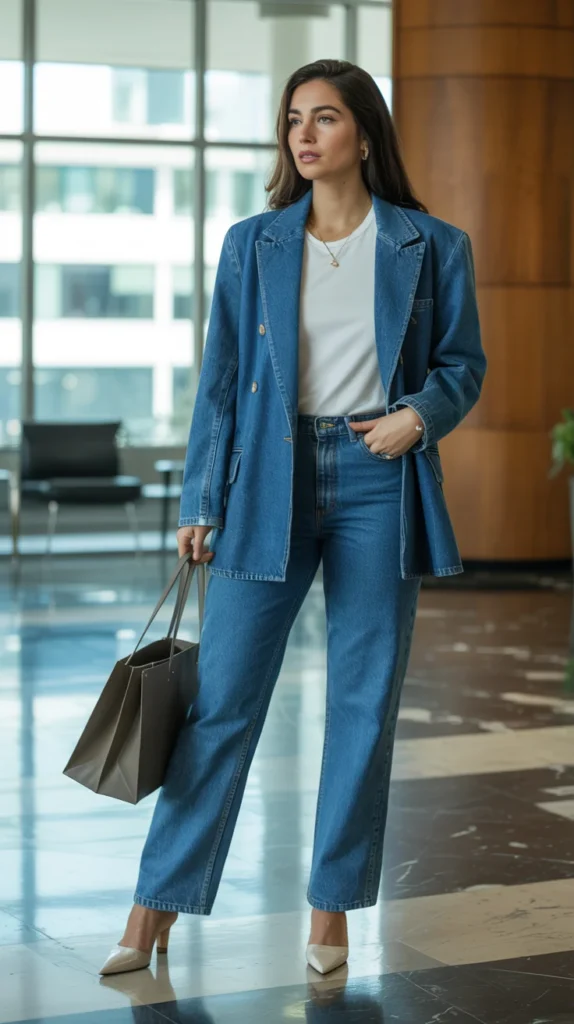 The Modern Denim Suit