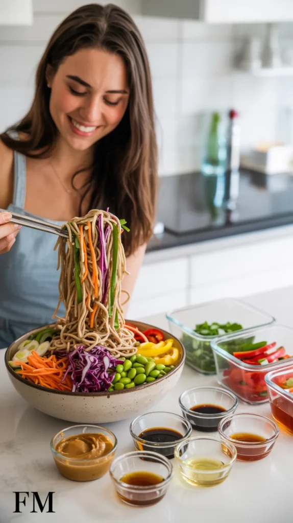Asian-Inspired Peanut Noodle Salad