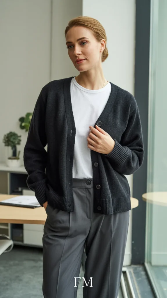 The Cardigan Outfit Business Professionals Love