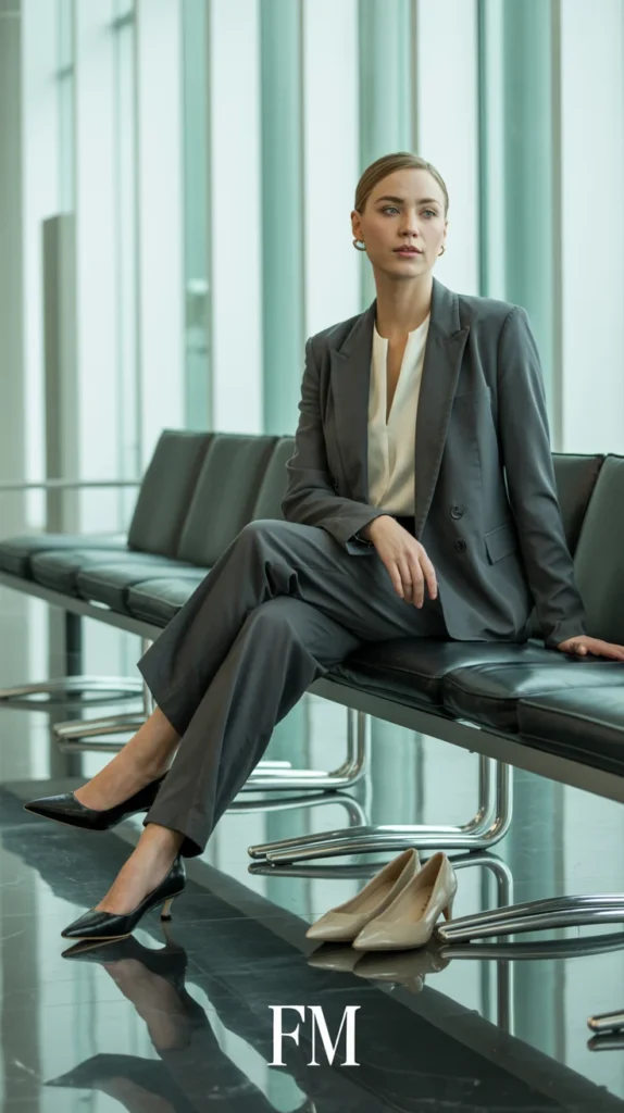 The Classic Blazer and Tailored Trousers