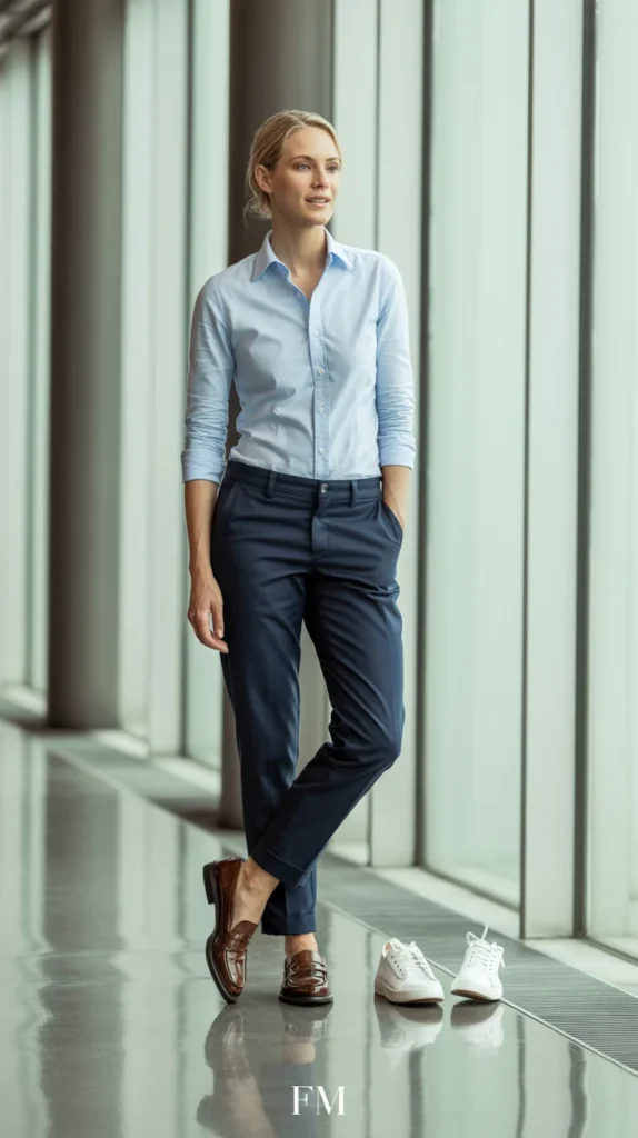 The Classic Chinos and Oxford Shirt Combo