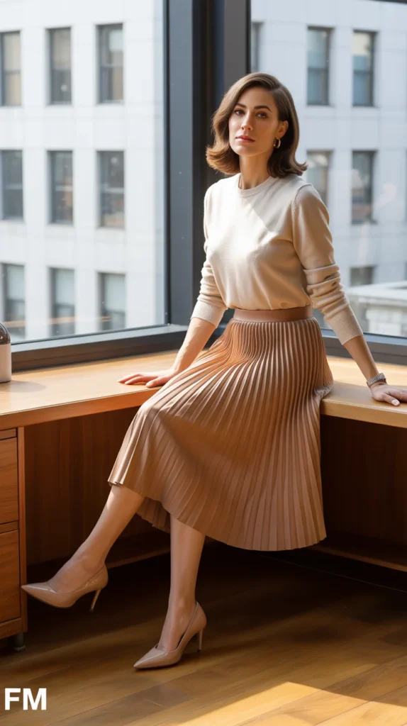 The Elevated Midi Skirt Look The Elevated Midi Skirt Look