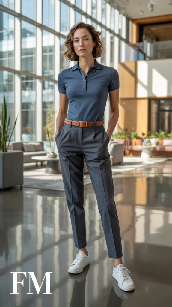 The Elevated Polo and Dress Pants Look