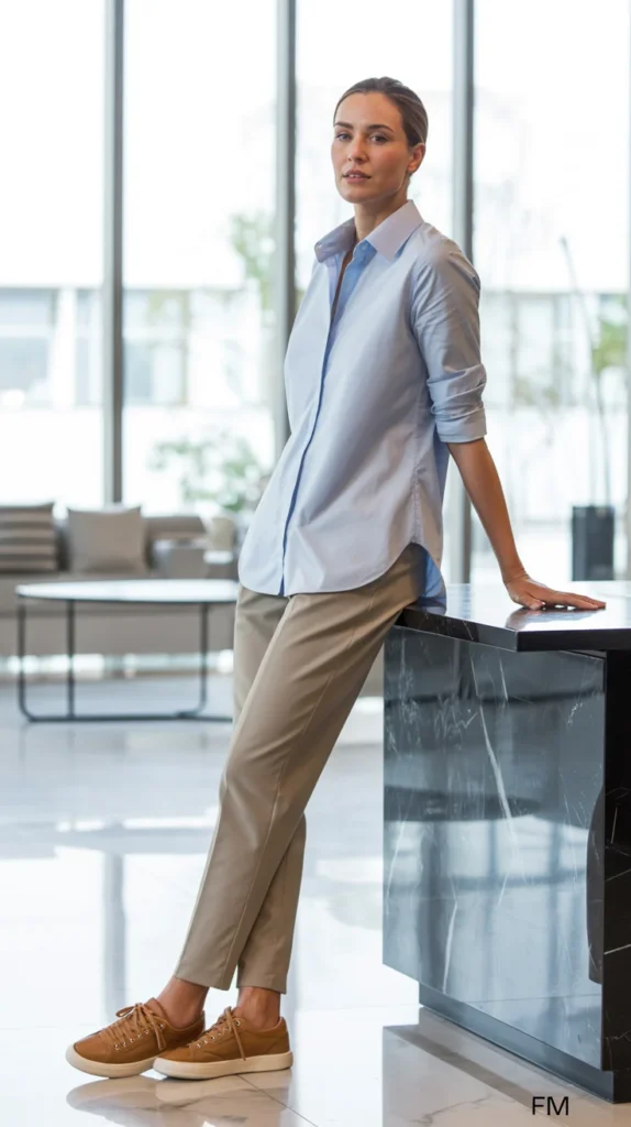 The Untucked Button Down